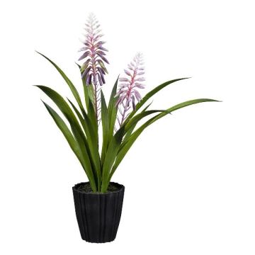 Flor decorativa antirrhinum HARFA en maceta decorativa, lila, 45 cm