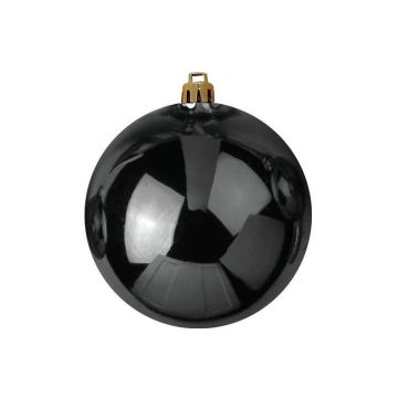 Bola de árbol de Navidad TEODORA, negro brillante, Ø30cm Bola de árbol de Navidad TEODORA, negro brillante, Ø30cm
