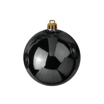 Bola de árbol de Navidad CANELA, negro brillante, Ø20cm Bola de árbol de Navidad CANELA, negro brillante, Ø20cm