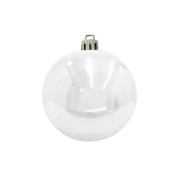 Bola de árbol de Navidad CANELA, blanco brillante, Ø20cm Bola de árbol de Navidad CANELA, blanco brillante, Ø20cm