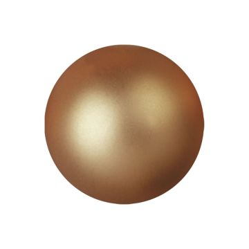 Bola de árbol de Navidad FABIANA, 48 unidades, metal-cobre, Ø3,5cm