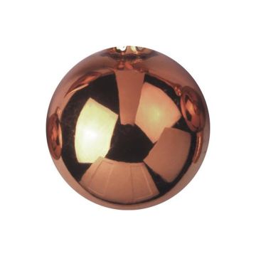 Bola de árbol de Navidad FABIANA, 48 unidades, cobre brillante, Ø3,5cm