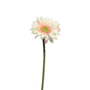 Gerbera artificial TIANYU, blanco-rosa, 50cm