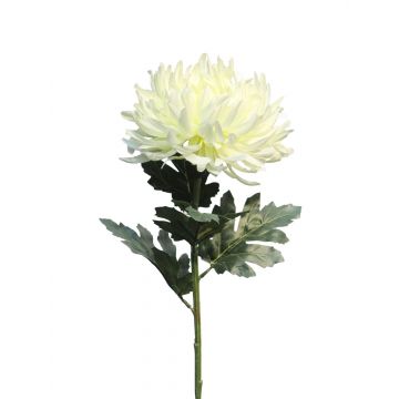 Crisantemo artificial LINGYUN, blanco, 65cm