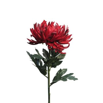 Crisantemo artificial LINGYUN, rojo, 65cm