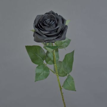 Rosa artificial KAILIN, negra, 65cm