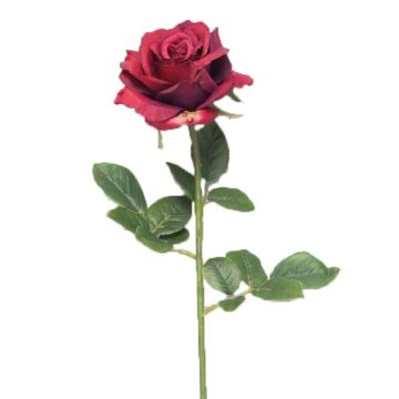 Rosa artificial XINNAN, rojo, 65cm