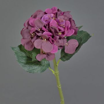 Hortensia artificial FUXIANG, morada, 50cm