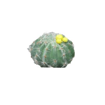 Silla de suegra artificial JIAYIN con flores, varilla de ajuste, amarillo, 8cm