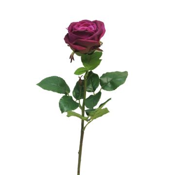 Rosa artificial JIANHUA, púrpura, 70cm