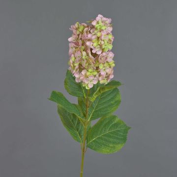 Flor artificial de Hydrangea Paniculata YANGDAN, rosa-verde, 85cm