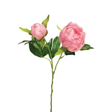 Peonía artificial YIXUAN, rosa, 40cm