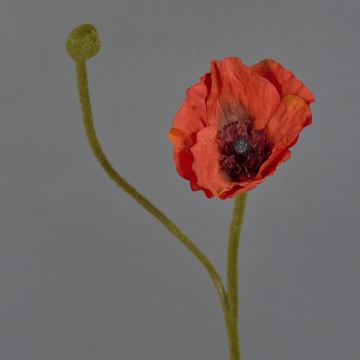 Amapola artificial YILAN, roja, 60cm
