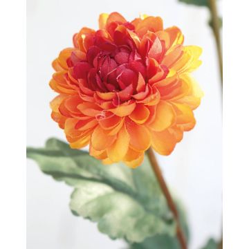 Crisantemo artificial RYON, naranja, 70cm, Ø3-5cm