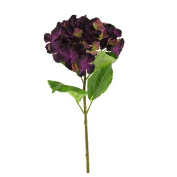 Hortensia de plástico YUMEI, púrpura oscuro, 60cm