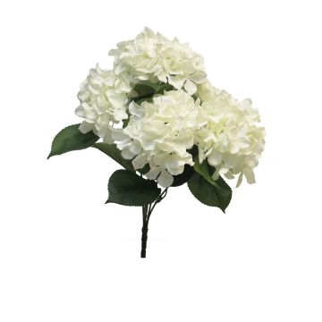 Hortensia artificial LINJIA en rama, crema, 45cm