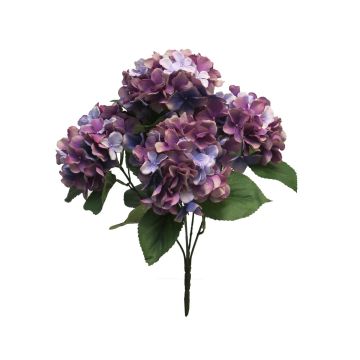 Hortensia artificial LINJIA en rama, violeta-morado, 45cm