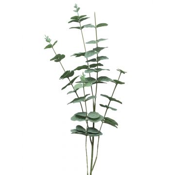 Rama artificial de eucalipto FENYU, verde-blanco, 90cm