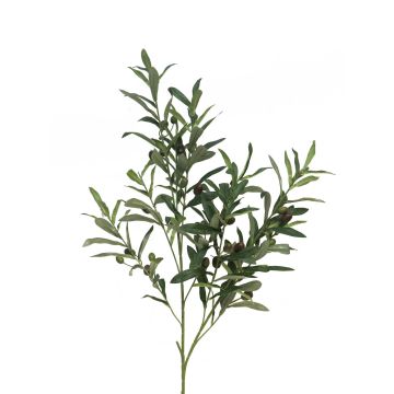 Rama de olivo artificial CHANG con frutos, 100cm