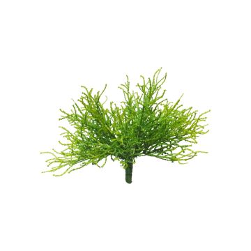Planta falsa de santolina LING en varilla de ajuste, verde, 18cm