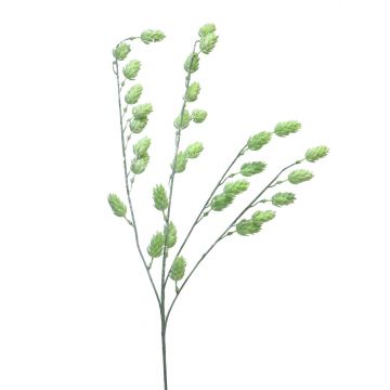 Rama de lúpulo artificial YUNUO con flores, verde, 90cm