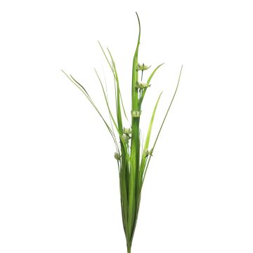 Falsa hierba de estrella blanca JALANO con panículas, varilla de ajuste, verde-blanco, 85cm