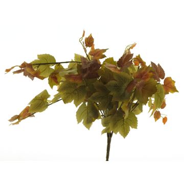 Arbusto artificial de arce MEIXIA, varilla de ajuste, verde-marrón, 60cm
