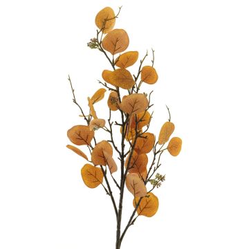 Rama decorativa de eucalipto YURUO, naranja, 90cm