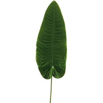 Hoja artificial de Spathiphyllum LINGYUE, verde, 125cm