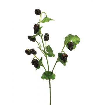 Rama decorativa de mora KEXIN con frutos, negra, 45cm