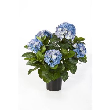 Hortensia flor artificial HARUKA, azul, 55cm, Ø10-15cm