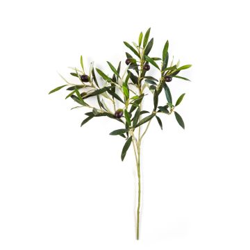 Rama de olivo artificial KONSTANTINOS, con frutos, verde, 50cm