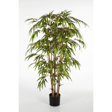 Arbusto bambú artificial HIROSHI, tronco natural, verde, 210cm