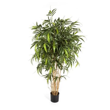 Árbol bambú artificial KATSUMI, tronco natural, verde, 300cm