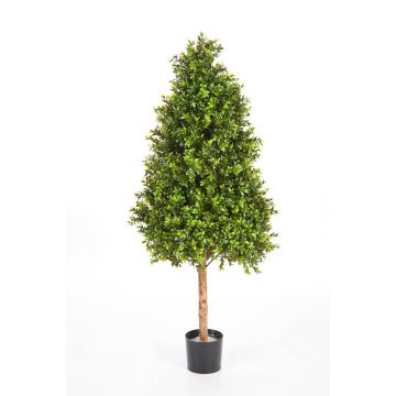 Seto boj triangular artificial TOM, tronco natural, verde, 140cm