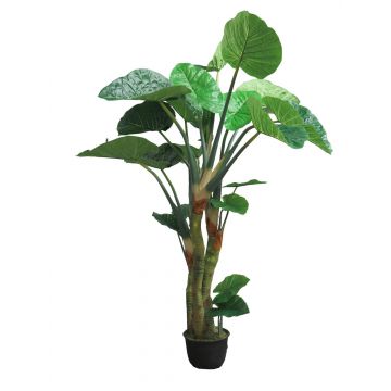 Planta artificial de Colocasia YICHEN, maceta decorativa, verde, 240cm