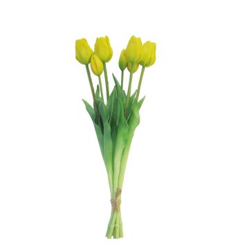 Ramo de tulipanes artificiales LONA, amarillo, 45cm, Ø15cm