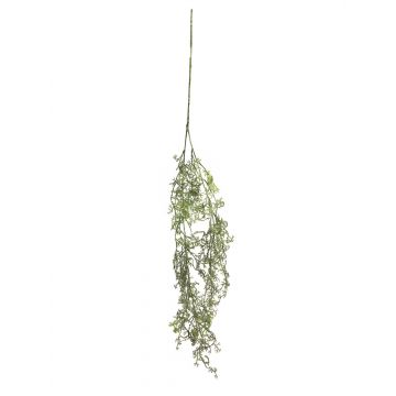 Rama decorativa de Asparagus acutifolius CHENMU, verde-blanco, 100cm