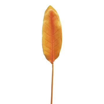 Hoja artificial de strelitzia YISHAO, naranja-rosa, 90cm