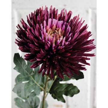 Crisantemo artificial NANDOR, violeta, 90cm, Ø18cm