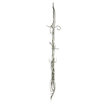 Liana de filodendro artificial Monstera Deliciosa QINXI, varilla de ajuste, negro, 110cm