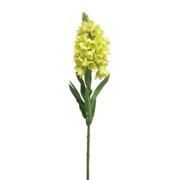 Flor artificial de digitalis TIANLI, amarilla, 80cm