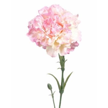 Clavelina artificial VANERA, rosa-blanco, 60cm, Ø8cm