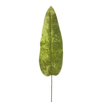 Hoja de plátano de terciopelo AOXUE, verde, 70cm