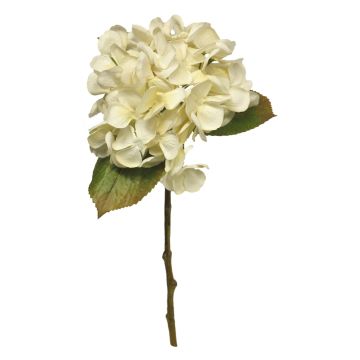 Hortensia de plástico YANEN, crema, 50cm