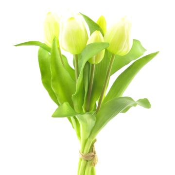 Ramo de tulipanes artificiales LONA, blanco, 30cm