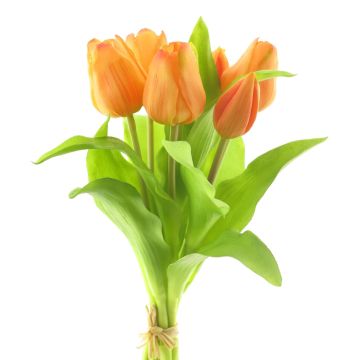 Ramo de tulipanes artificiales LONA, melocotón, 30cm