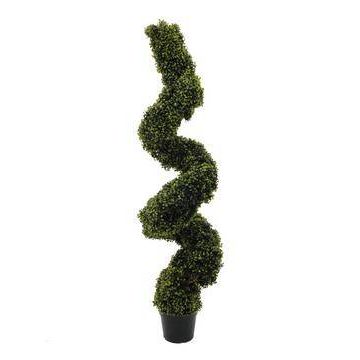 Arbusto espiral boj de plástico FRITZ, verde, 180cm