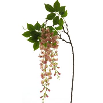 Rama decorativa de wisteria LIANMU, rosa, 140cm