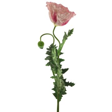 Amapola decorativa MIANCUI, rosa, 100cm